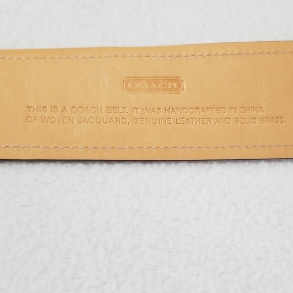 NWOT Vintage SIGNATURE Coach Belt - Picture 3 of 6